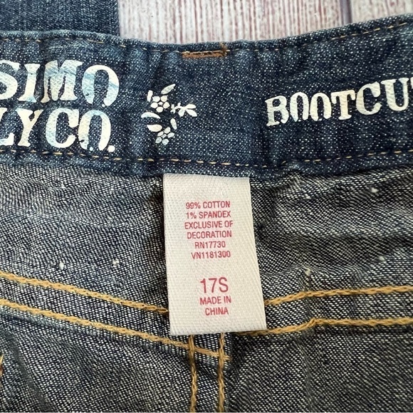 Mossimo Bootcut Straight Hip Jeans 17 Short - Picture 5 of 8